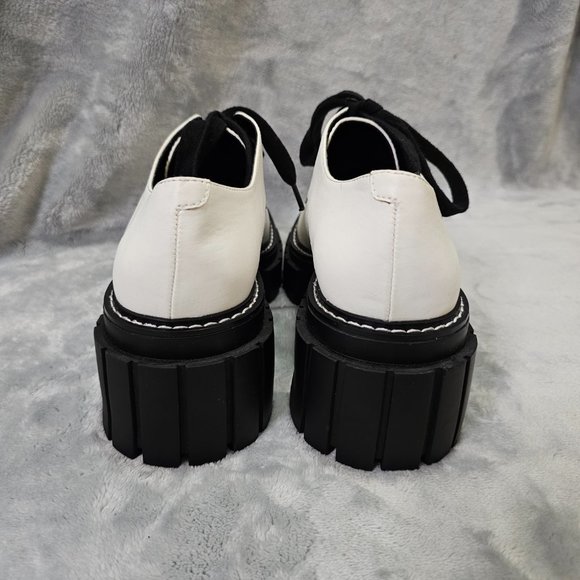 New Madden Girl Women's White Shoes Size 6M - Picture 3 of 5